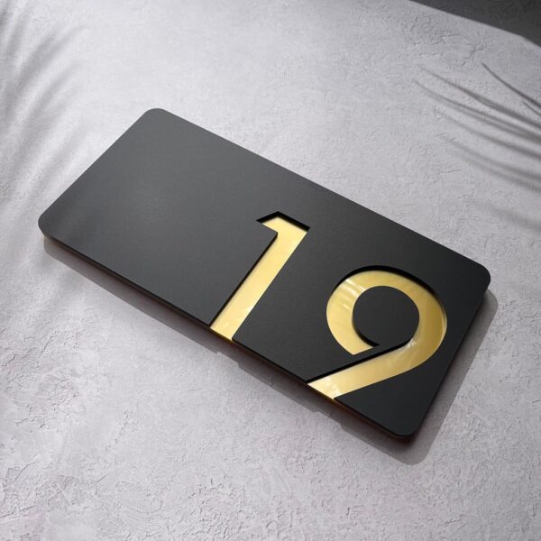Personalized House Number Acrylic Name Plate