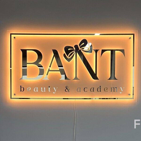 Rectangle Customised Light Name Plate